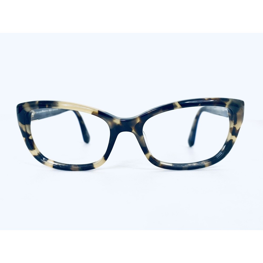 Kate Spade Brown Tortoise Cat Eye Glasses Blue Temples Marilee 53 17 140